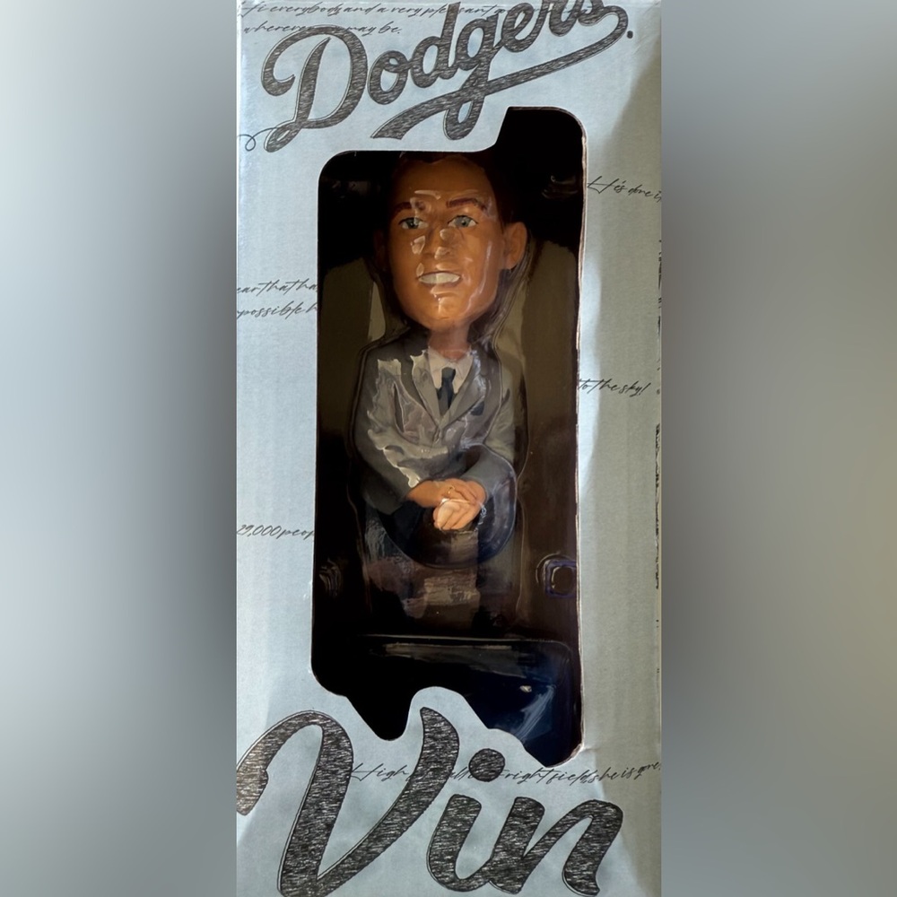 NEW Vin Scully Dodgers Bobblehead Giveaway – Legendary Broadcaster Collectible